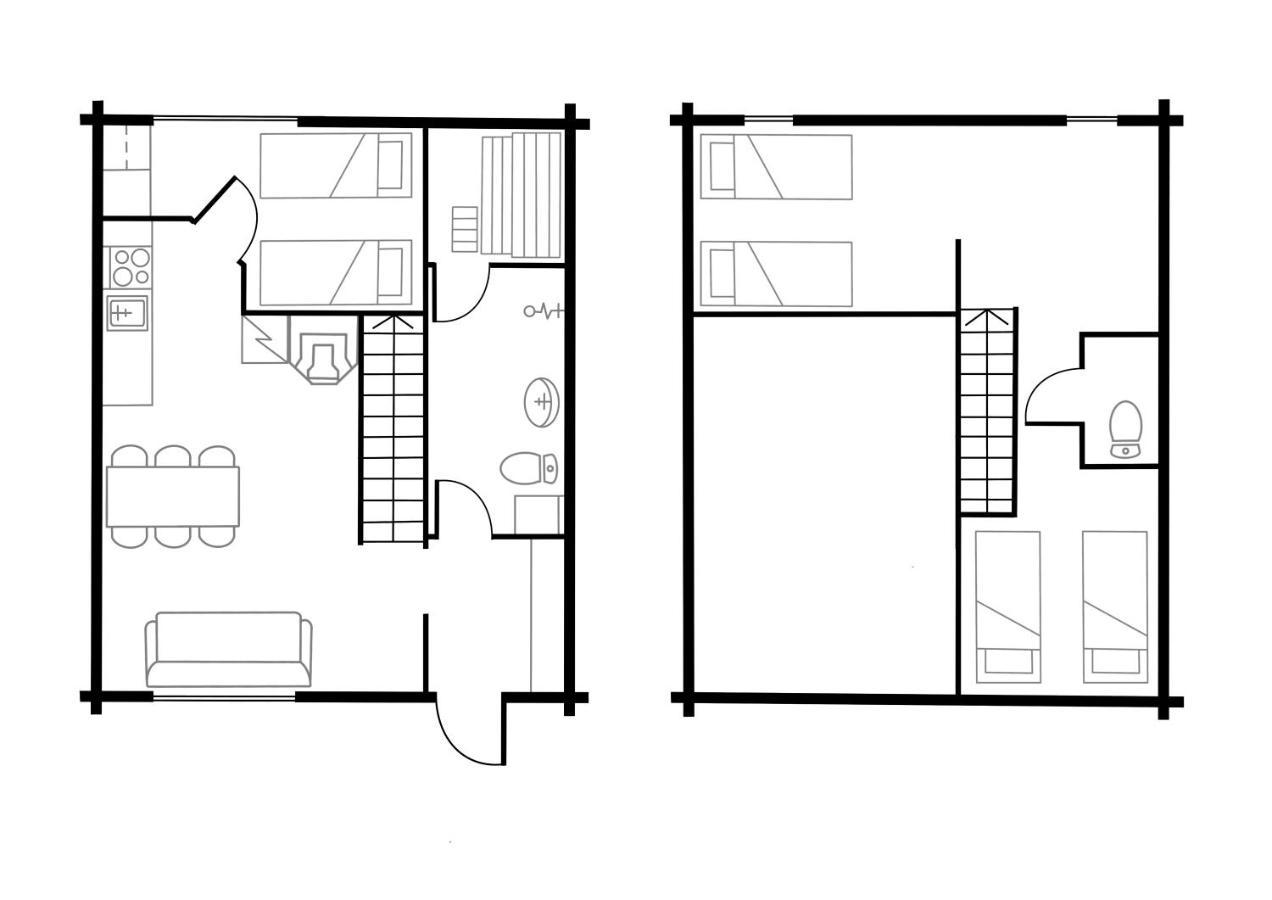 Ferienwohnung Economy Tieva Levi Exterior foto